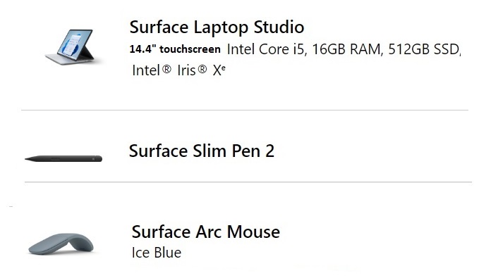 SurfaceLaptop Studio